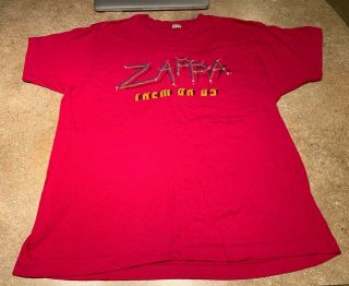 Frank Zappa - Them Or Us - Size Xl - Tour Shirt 1984