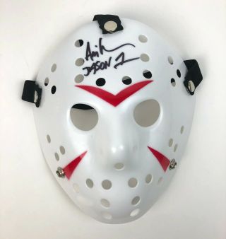 Ari Lehman Friday The 13th Jason Voorhees Autograph Mask Signed Jsa