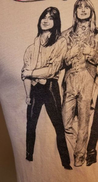 Vintage Journey Concert T - shirt Tee Baseball Unisex Large 42 - 44 6