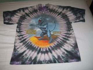 Rolling Stones Concert Tour Shirt T - Shirt 1997 /8 Bridges To Babylon Tye Dye Xl