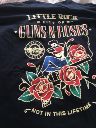 100 Authentic Guns And Roses Not In This Lifetime Concert Lithograph T Arkansa