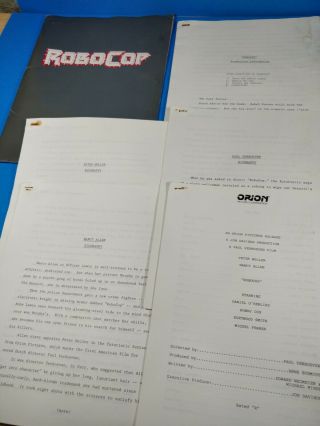 Robocop - 1987 Movie Press Kit Folder - Paperwork - Orion Press Information