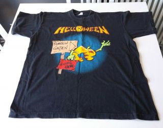 Vintage Helloween Tour T Shirt 92 Heavy Metal Rock