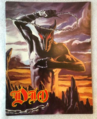 Ronnie James Dio Tour Book Program Holy Diver