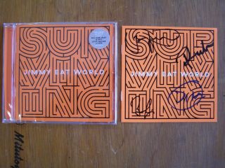 Jimmy Eat World Signed Cd Surviving Autographed By Full Band 2019