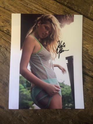 Kate Upton Authentic Hand Signed Autographed 8.  5x11 Photo.  Signed In Black S.