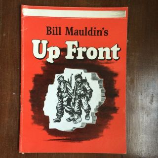 1951 War Film Up Front Souvenir Pressbook Based On Bill Mauldin 