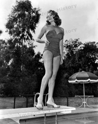 8x10 Print Rita Hayworth Sexy Leggy Poolside Pin Up Columbia 1953 1854