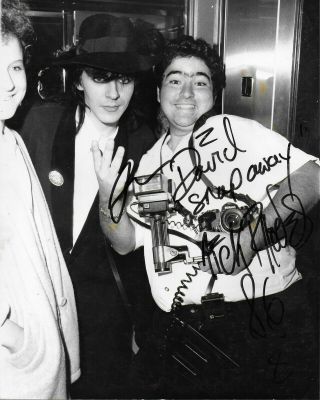 Nick Rhodes - Duran Duran - Signed 8x10 Photo (personalized To David)