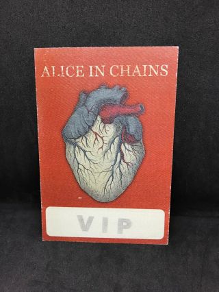 Alice In Chains Vip Authentic Cloth Backstage Pass