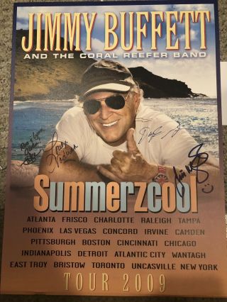 Jimmy Buffett And The Coral Reefer Band Summerzcool Poster