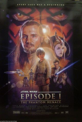 Star Wars 27x40 Episode 1 2 Sided Movie Poster Ds One Sheet
