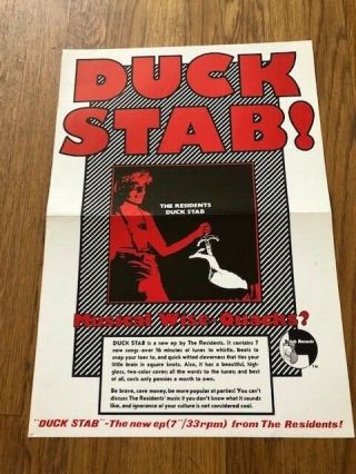 Duck Stab - Rare Poster - The Residents - Ralph