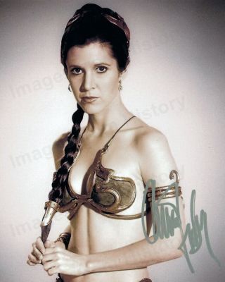 8x10 Print Carrie Fisher Star Wars Princess Leia Cf1