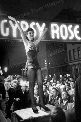 8x10 Print Gypsy Rose Lee Burlesque Striptease Dancer Tennessee 1949 1266