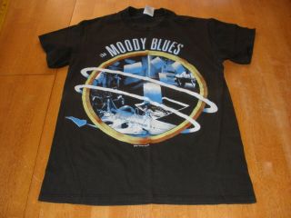 The Moody Blues 1986 Tour 100 Vintage Live In Concert T - Shirt M