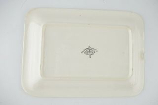 Vintage Harker Pottery Monterey Art Deco Lidded Butter Dish with Lid 3