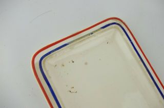 Vintage Harker Pottery Monterey Art Deco Lidded Butter Dish with Lid 7