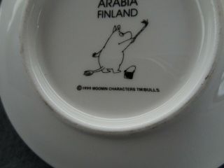 Moomin Sunday Stroll Arabia Finland Saucer Wall Plate 1999 4.  75 