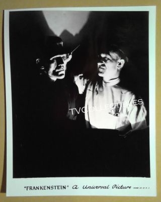 8x10 Photo Frankenstein Boris Karloff Colin Clive Monster Horror