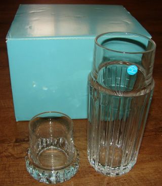 Tiffany Crystal Cocktail Shaker / Water Carafe Made In Germany