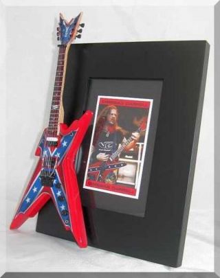 Dimebag Darrell Miniature Guitar Frame Pantera