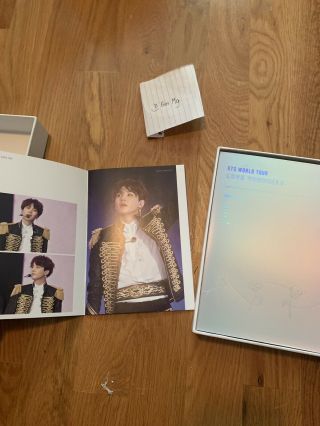 BTS Love Yourself World Tour In Seoul Blu - ray With Yoongi Insert and Group Pc 2