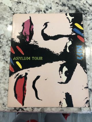 Kiss Tour Book Asylum Tour 1985 Near Rare Look Gene Simmons