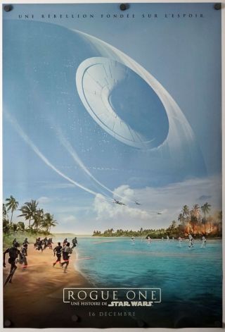 Rogue One A Star Wars Story - Ds Movie Poster D/s 27x40 - French Adv