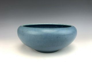 Rookwood Pottery Porcelain Bowl 957e Blue Crystalline Glaze Dated 1921