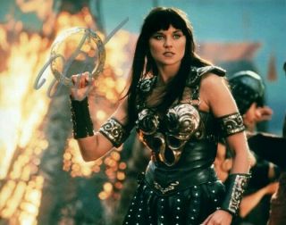 Lucy Lawless - Signed Autographed 8x10 Photo - Xena: Warrior Princess - W/coa
