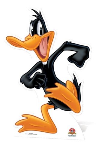 Daffy Duck Cartoon Cardboard Cutout Stand Up.  Great Fun For Looney Tunes Fans