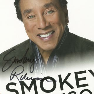 Smokey Robinson autographed gig poster The Tears Of A Clown 2