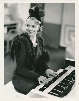 Virginia Bruce Candid Piano Vintage 1939 Mgm Studio Portrait Photo