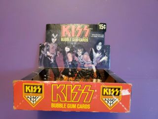 1978 Donruss Kiss Bubble gum card box 7