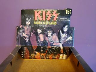 1978 Donruss Kiss Bubble gum card box 8