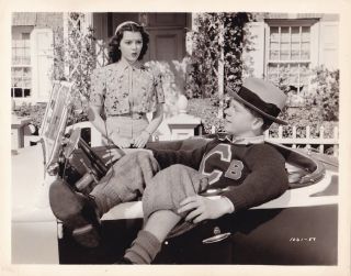 Mickey Rooney Ann Rutherford Vintage 1938 Out West With The Hardys Mgm Photo