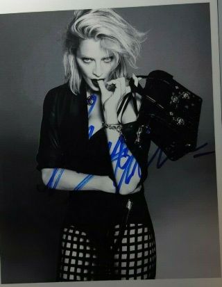 Madonna " Like A Virgin " Authentic Autograph 8 X 10 Photo W/coa
