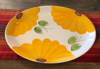 Ceramica V.  A.  R.  M.  Roma Italy Large Oval Pasta Serving Dish Platter Hand Painted