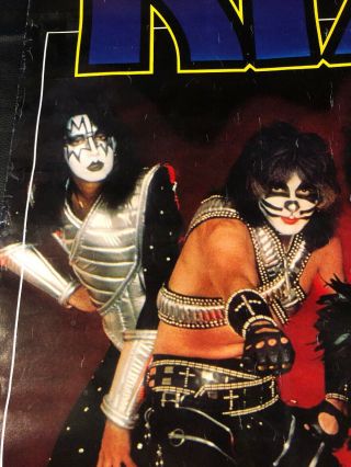 1977 Kiss Aucoin Vintage Blocks Poster Ace Frehley 4