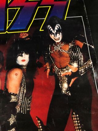 1977 Kiss Aucoin Vintage Blocks Poster Ace Frehley 5