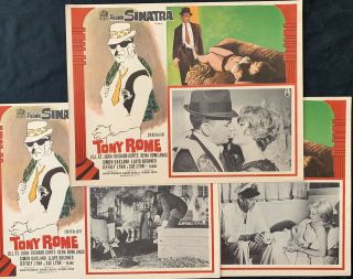 Tony Rome Frank Sinatra Jill St.  John Sue Lyon Mexican Lobby Cards 1967