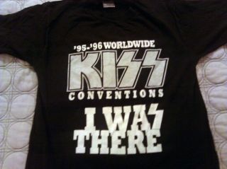 Kiss Vintage 1995 - 96 Official Convention T - Shirt (size L)