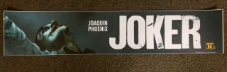 Joker 5x25 Movie Theater Mylar Joaquin Phoenix