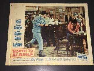 North To Alaska (1960) John Wayne Fight Scene Lobby Card