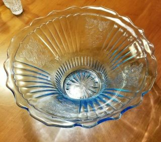 Anchor Hocking MAYFAIR BLUE Flared Bowl 1931 - 1938 - DISCONTINUED 2