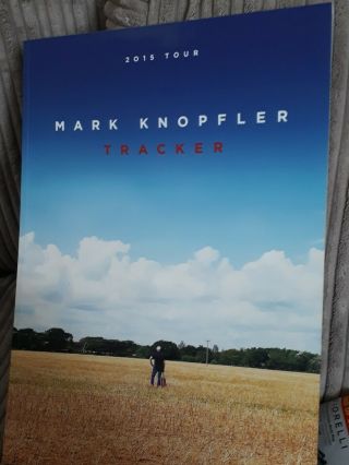 Mark Knopfler Tracker 2015 Tour Programme And Signed Photo