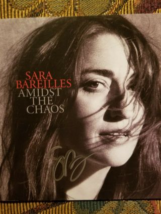 Sara Bareilles Amidst The Choas Autographed Cd