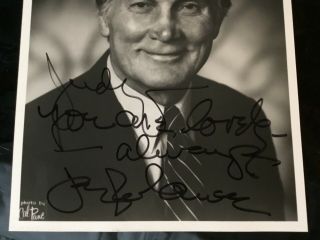 JACK PALANCE Actor Hand Signed In Ink Autographed 8X10 Photo 2