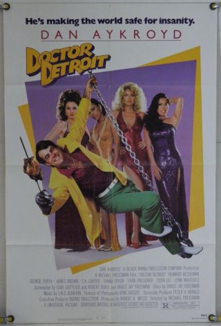 Doctor Detroit Ff Orig 1sh Movie Poster Dan Aykroyd Donna Dixon (1983)